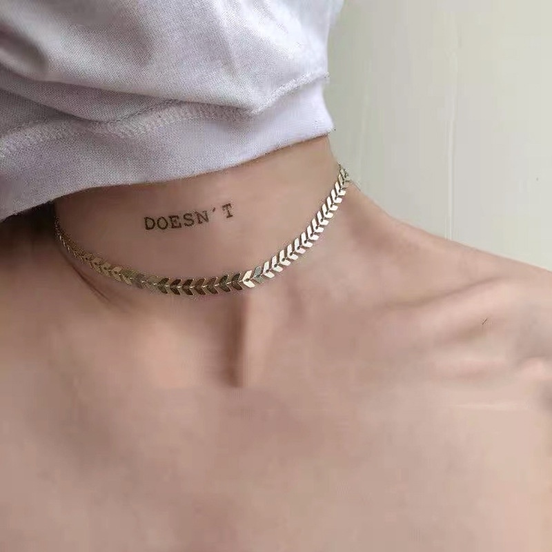 Vòng cổ Xương Cá Quyến Rũ Phong Cách Âu Mỹ