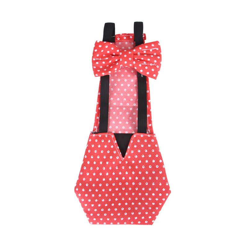 Tã Vải Cotton Đính Nơ Tùy Chỉnh Tiện Dụng Cho Thú Cưng