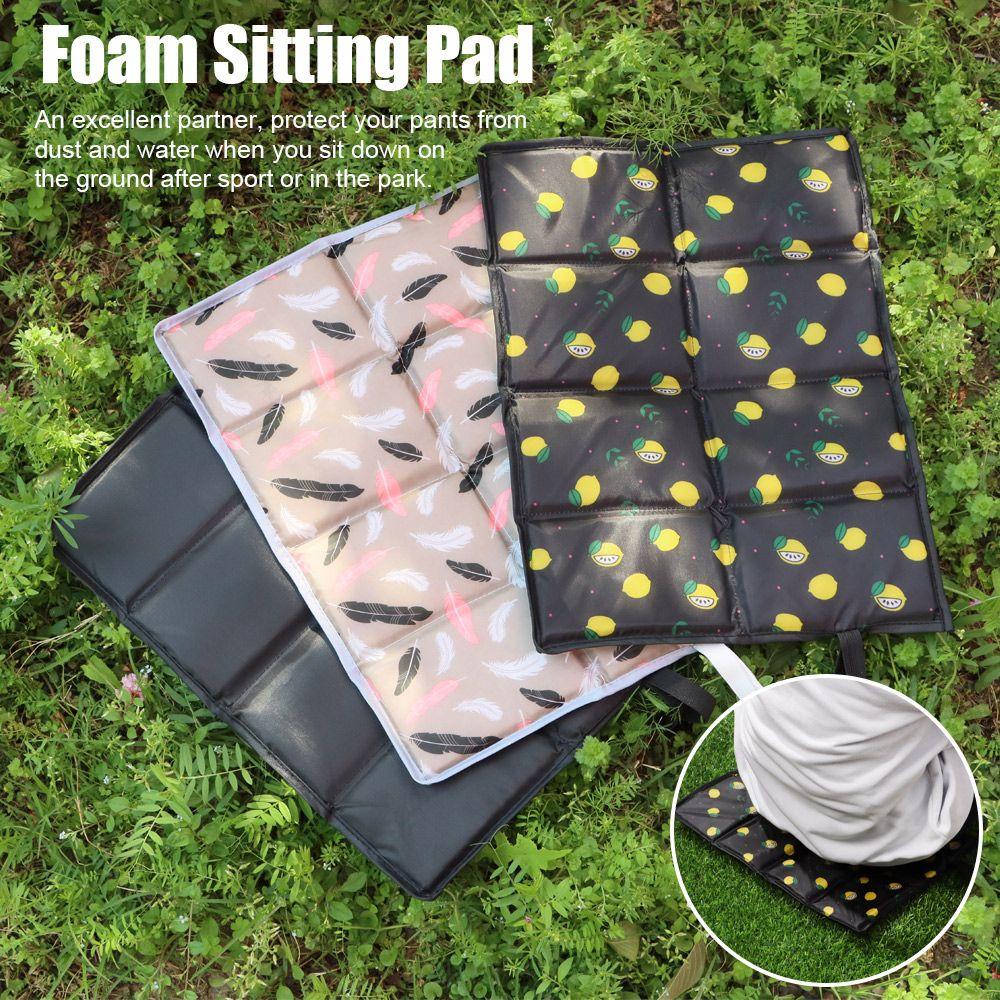 MYRONGVN Folding Camping Mat Durable Home Cushion Cloth Foam Sitting Pad