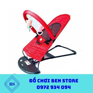 Ghế rung nhún đa năng cho bé có thú treo loại chân chữ A
