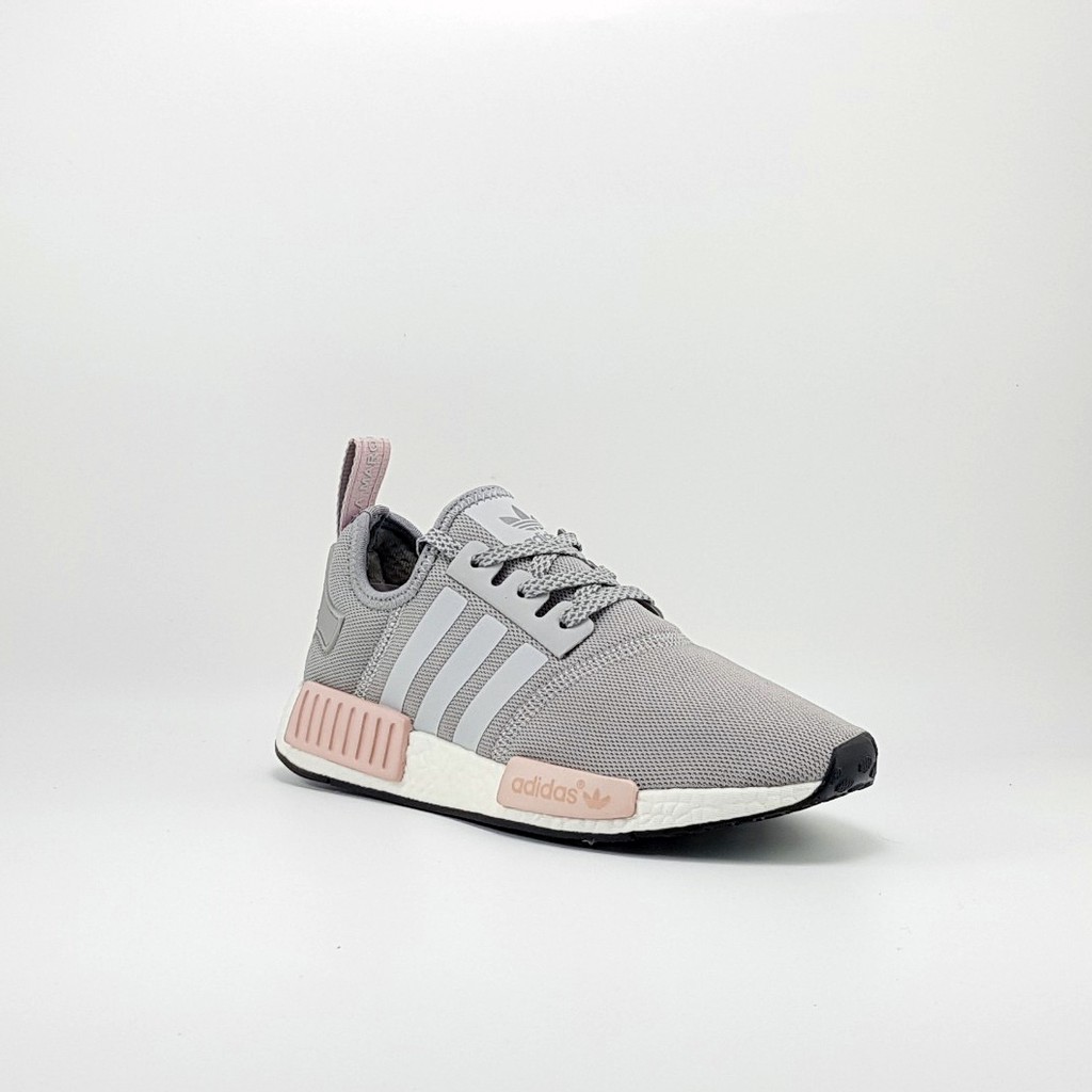 [Full box + size ] Giày thể thao Sneaker NMD R1 Primeknit Grey Pink