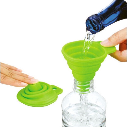 Phễu làm bằng silicone có thể gấp lại tiện dụng