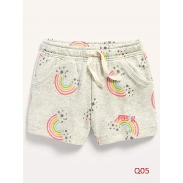9-17kg Quần Short Bé Gái ON - Xám Cầu Vồng