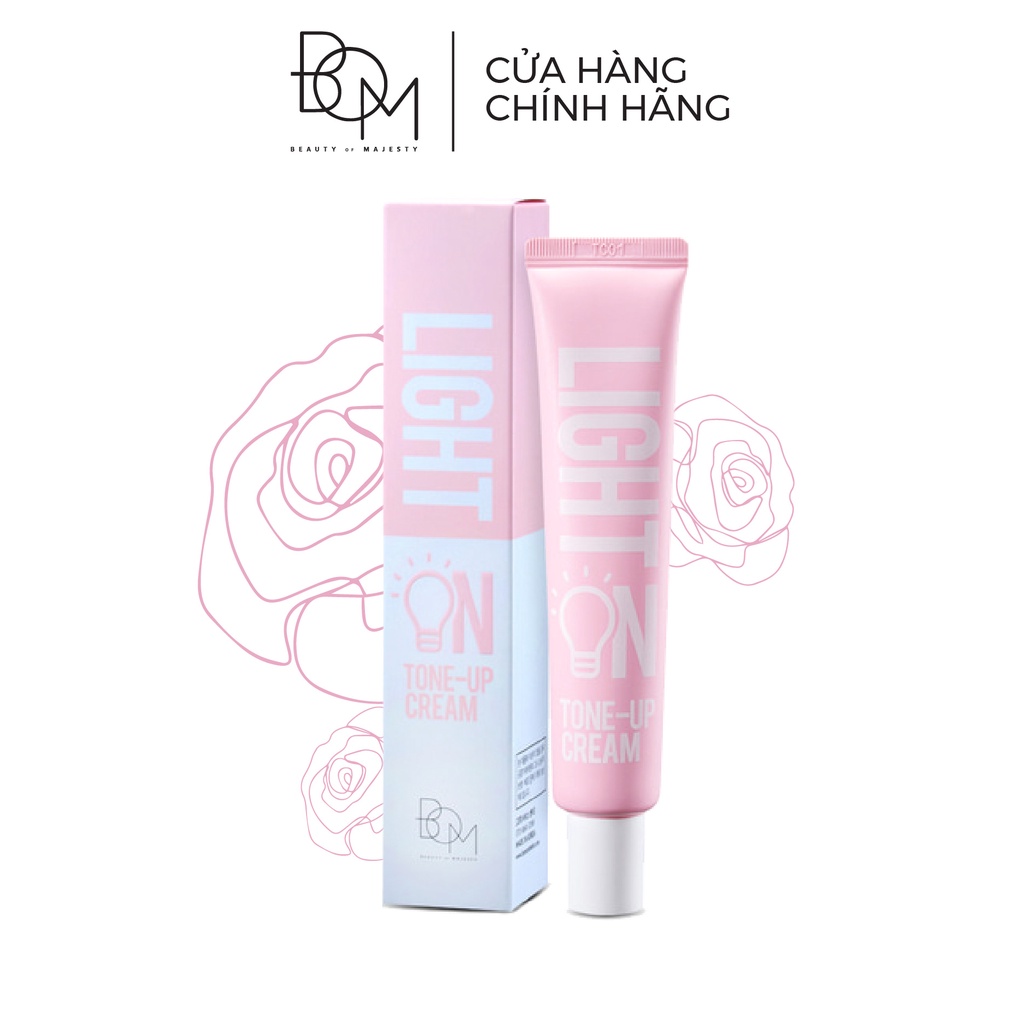 Kem Dưỡng Sáng Da Light-On Tone UP B.O.M Cosmetic 40ml
