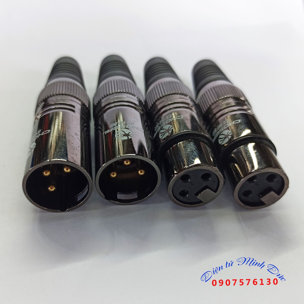 Jack XLR - Đầu Giắc Canon Choseal