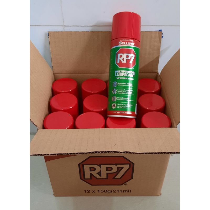 Thùng 12 lọ xịt dầu RP7 Selleys 150g, 300g hàng loại 1 giá rẻ, Xịt bôi trơn và bảo vệ thiết bị chống gỉ sét