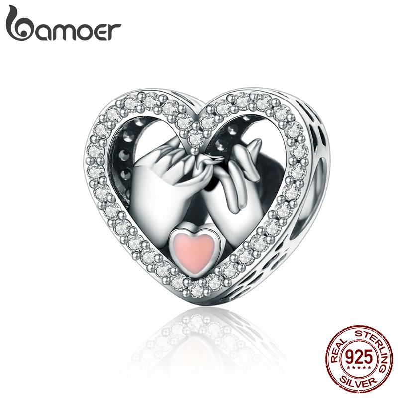 Hạt Charm Bamoer Chất Liệu Bạc 925 Dùng Để Làm Đồ Trang Sức Thủ Công