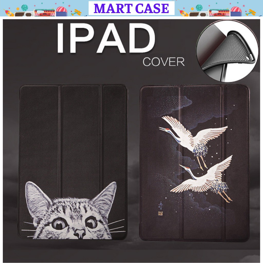 Bao da ipad Silicon hình Chim Phượng Hoàng đẹp chất ốp Pro 10.5/Air 3/10.2 gen 7/8 /Air 1/Air 2/2017/2018...MART CASE