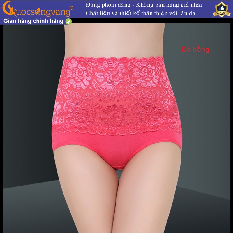 Quần lót nữ lưng cao quần lót ren giấu bụng GLDL021 Cuocsongvang