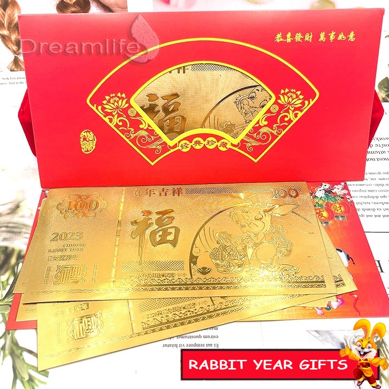 Bao Lì Xì Năm Mới 2023 Hình Thỏ May Mắn