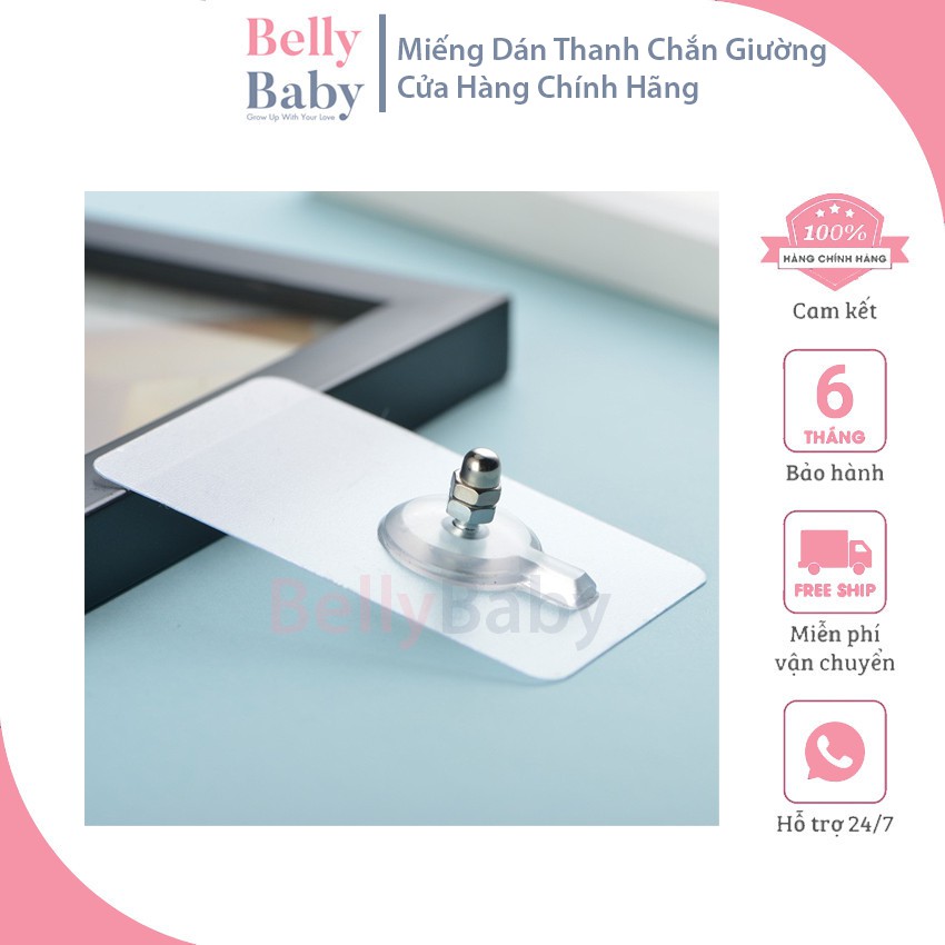 Miếng Dán Thanh Chắn Giường BellyBaby Chắc Chắn - Không Khoan Đục - Không Đóng Đinh - BellyBaby