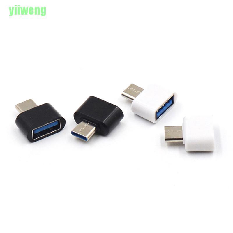 Set 2 Đầu Chuyển Đổi Từ Cổng Usb Type C Sang Usb 2.0 Tiện Dụng Điện Thoại