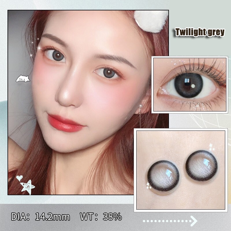 Cặp 2 kính áp tròng đường kính 14.0mm và độ cận 0-8