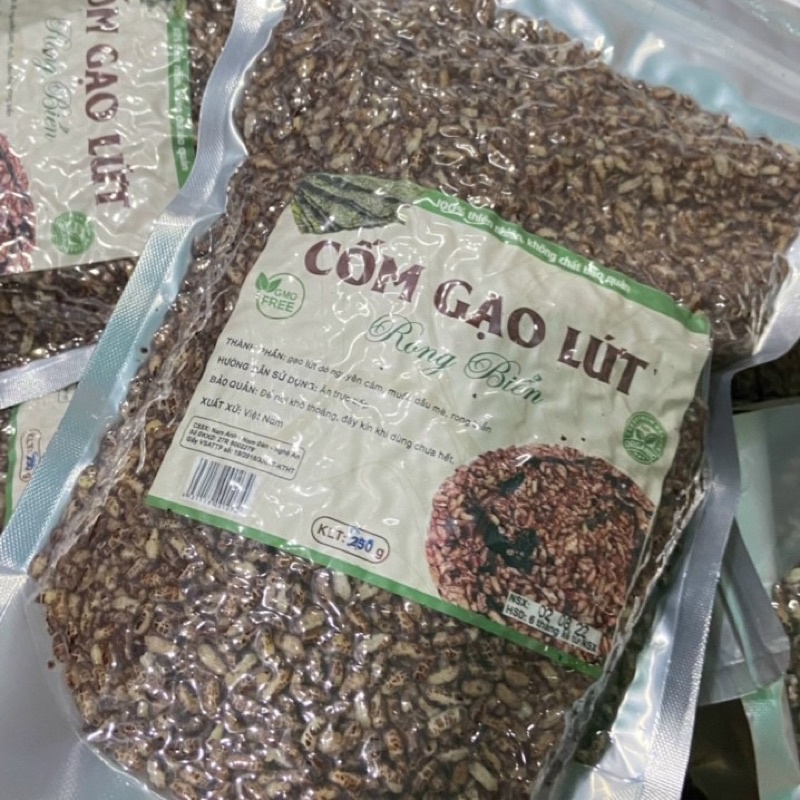 Gạo Lứt sấy mix Rong Biển Hàn Quốc m&amp;m Harvest  Giòn Rụm 500g Hỗ Trợ Giảm Cân, Keto, Eat Clean Lành Mạnh 250g, 500g