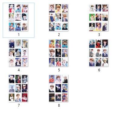 LOMO CARD 72 ảnh thành viên TXT - BEOMGYU