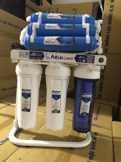 Bộ lọc nước ro Aqua lead từ 8-11 cấp kèm chân máy lắp gầm