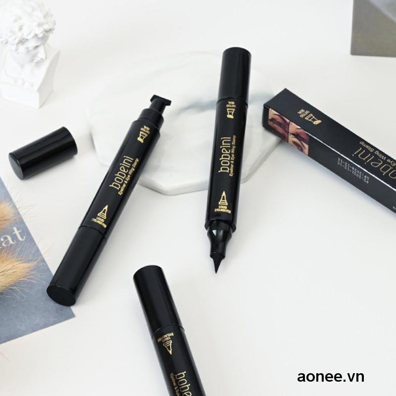 Bút Kẻ Mắt Hai Đầu Tam Giác 2 Trong 1 Kháng Nước