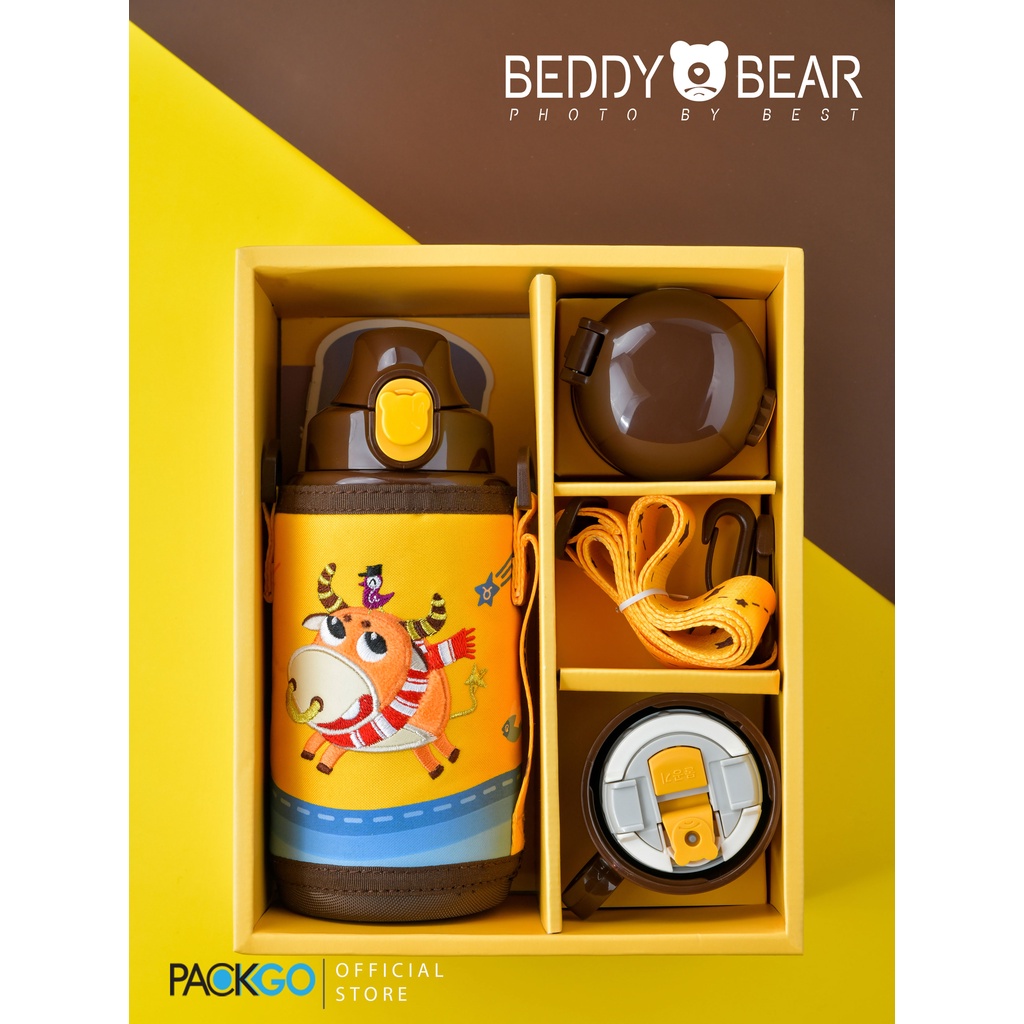 Bình giữ nhiệt cho Bé Trai hoặc Gái / Chính hãng 100% BEDDYBEAR/ BEDDY BEAR/ phù hợp Bé từ 2 tuổi trở/Thích hợp làm quà