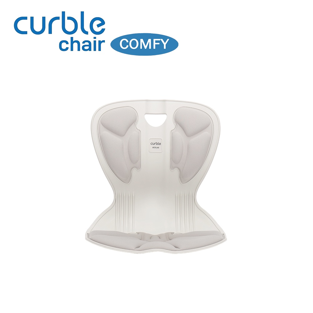 [CHÍNH HÃNG ABLUE] Ghế Curble Comfy chỉnh dáng ngồi đúng, chống gù. Hàn Quốc (Made in Korea). Màu xám trắng