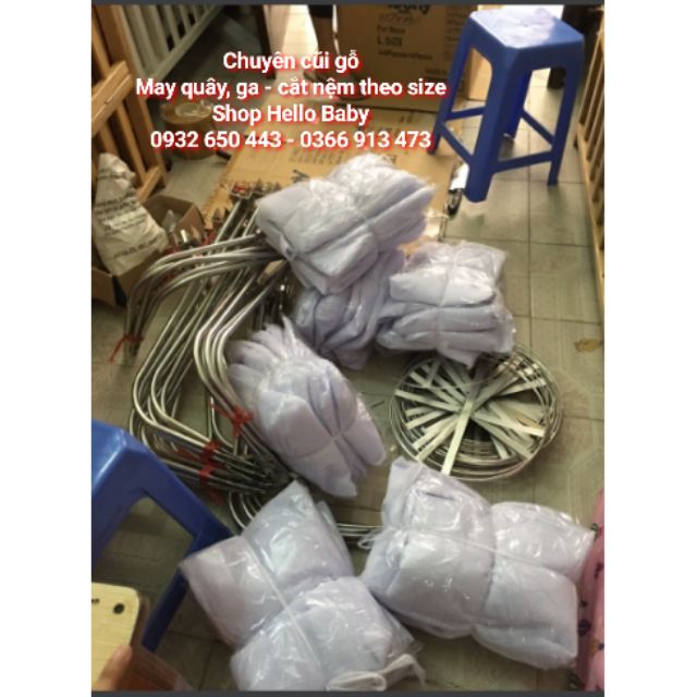 Màn  treo dùng cho cũi gỗ - giường gỗ bé