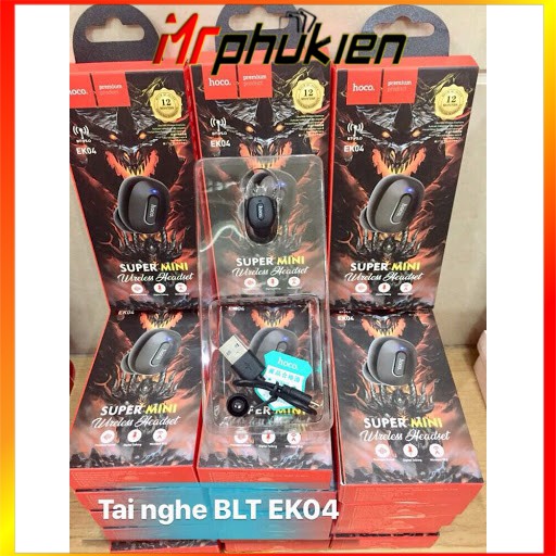 Tai Nghe Bluetooth EK04 Hoco KingKong 1 Bên V5.0 I Chính Hãng - SmartShop