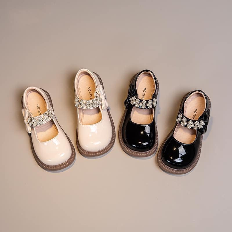 Giày búp bê quai ngọc cho bé gái 1- 10 tuổi, kiểu dáng phong cách thời trang, đi êm chân, Shopbena