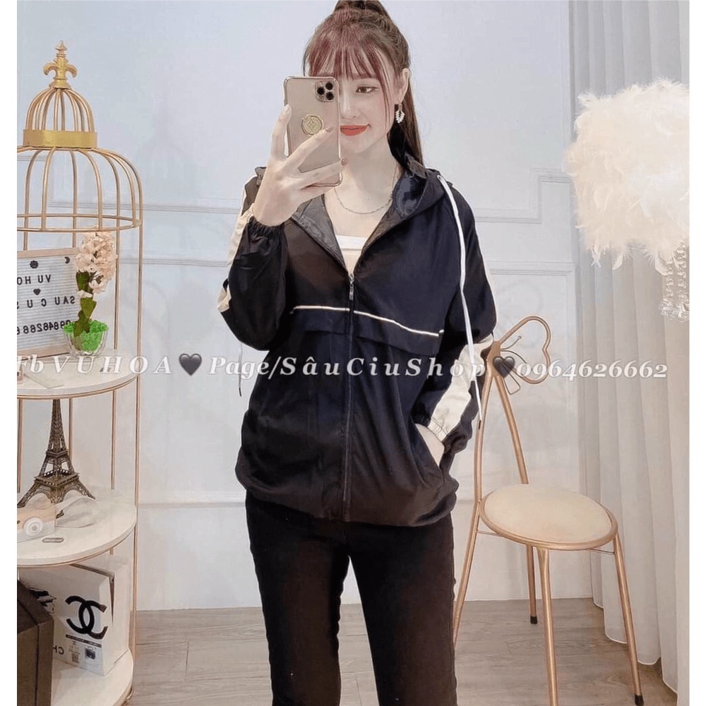 Áo khoác dù 2 lớp che mưa chống nắng cản gió cực tốt dành cho các chị em , mẫu nhiều màu cho chị em lựa chọn MỚI NHẤT HI