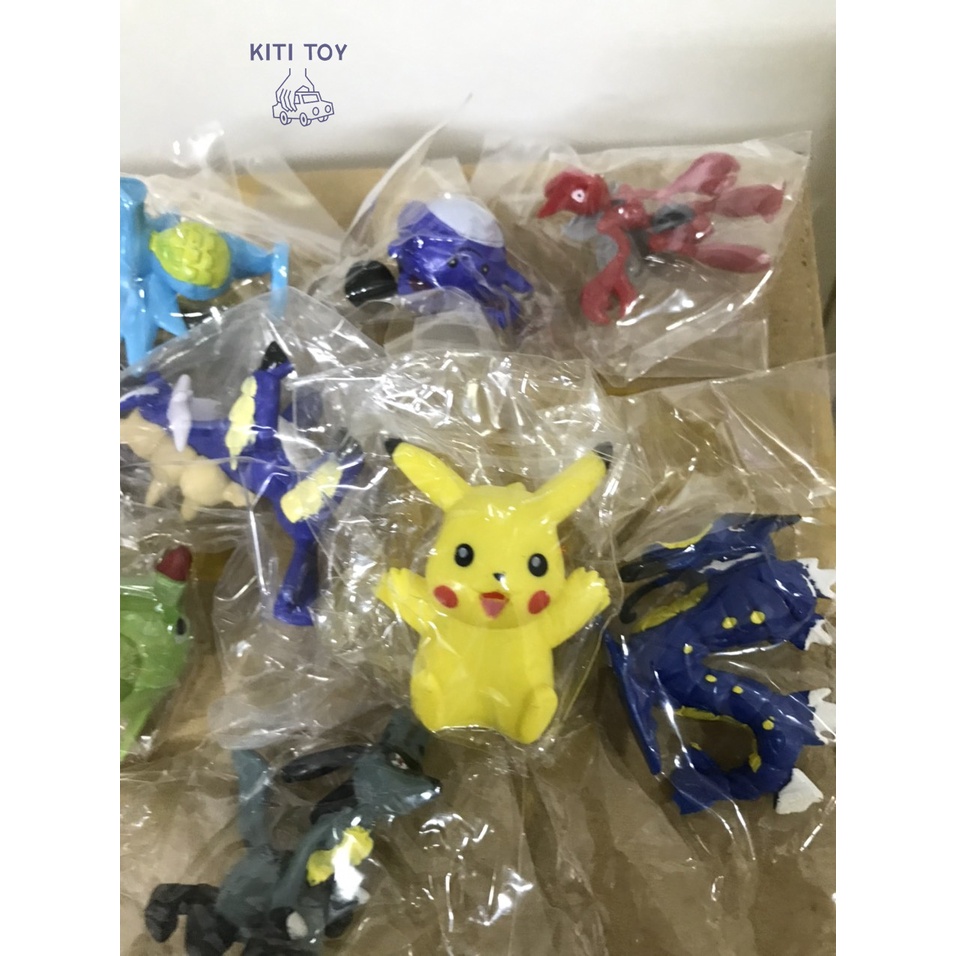 Pokemon nhựa dẻo size 4cm bán theo gram giá rẻ