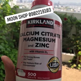 Bổ sung canxi magie kẽm và vitamin của Mỹ