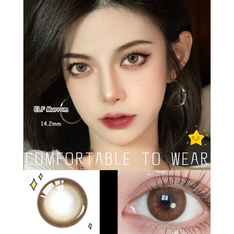 Cặp 2 kính áp tròng đường kính 14.0mm và độ cận 0-8