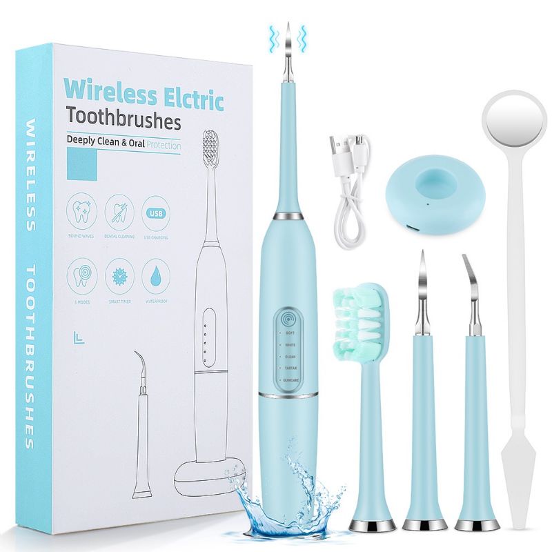 Máy lấy cao răng kiêm đánh răng 2 trong 1 Chính hãng Hailicare bằng điện siêu âm