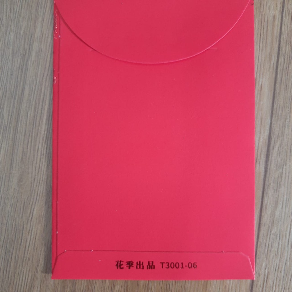 1 Bộ 6 Bao Lì Xì Màu Đỏ Phiên Bản Trung Quốc Sincia T3001