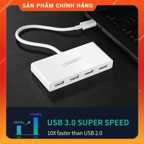 [CHÍNH HÃNG] Cáp USB Type C to USB 3.0 chia 4 cổng Ugreen 40379 chính hãng bảo hành 18 tháng