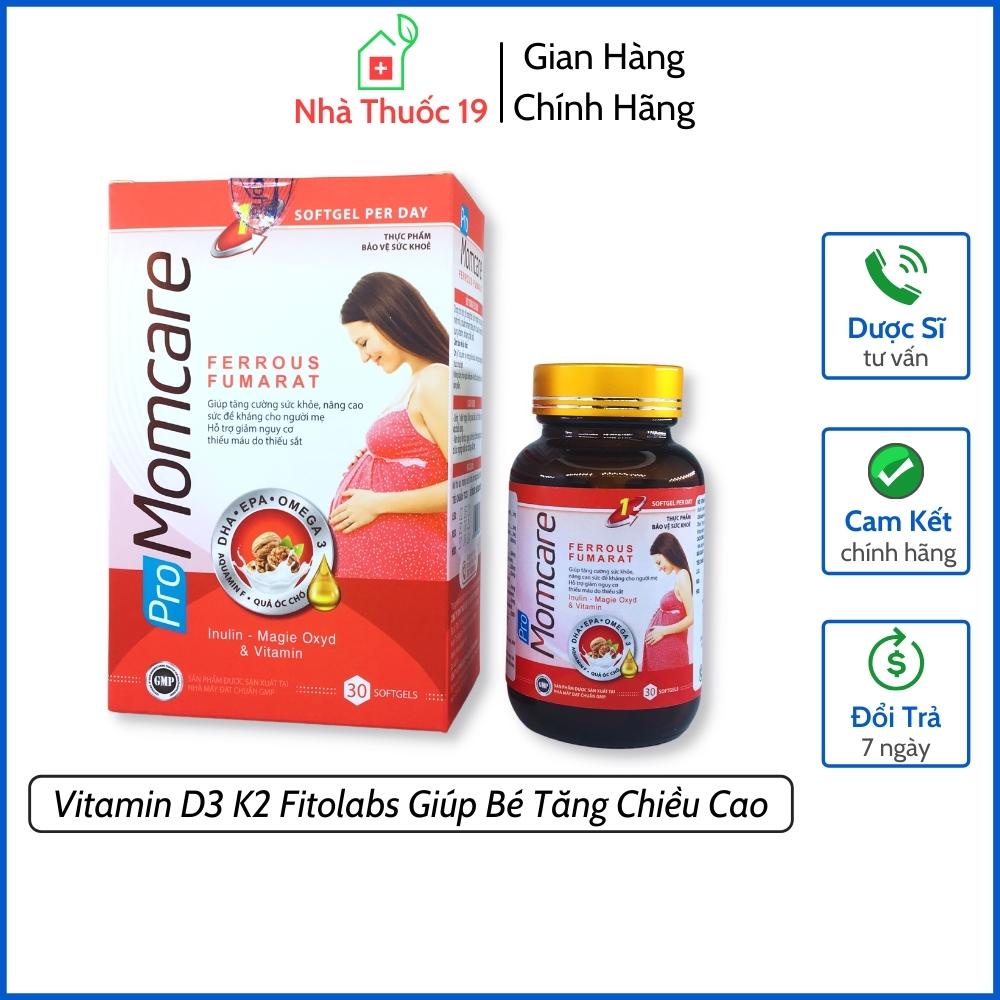 Pro Momcare Bổ Sung Các Vitamin Khoáng Chất DHA EPA Omega 3 Cho Phụ Nữ Trước Trong Thời Kì Mang Thai Và Cho Con Bú