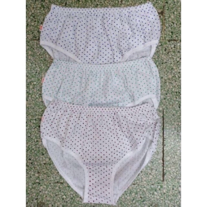 (Combo 10 quần lót bà già chấm sao hàng dệt kim sz to 90kg có video thật ạ