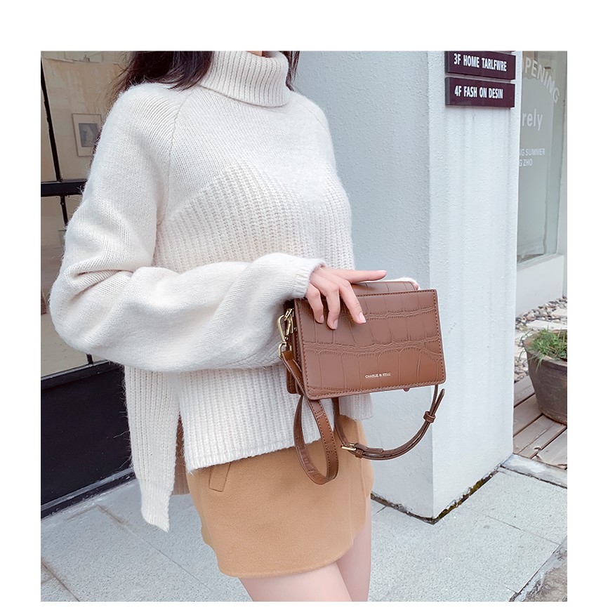 Túi xách nữ đeo chéo vân cá sấu da mềm thời thượng TX07 túi xách đeo vai | BigBuy360 - bigbuy360.vn