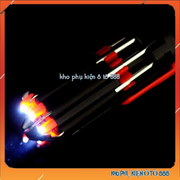 Bộ tô vít đa năng 8 trong 1 kèm đèn pin chiếu sáng