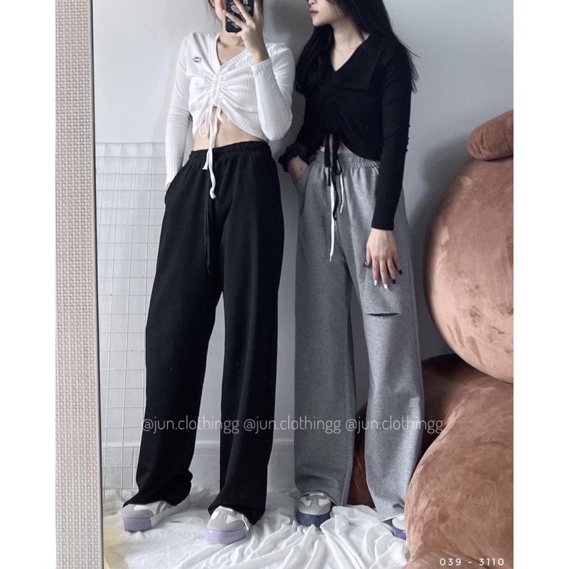 Quần Cullotes xuông xẻ đùi hàng Quảng Châu 3 màu Lyn Closet [Freeship Có sẵn]
