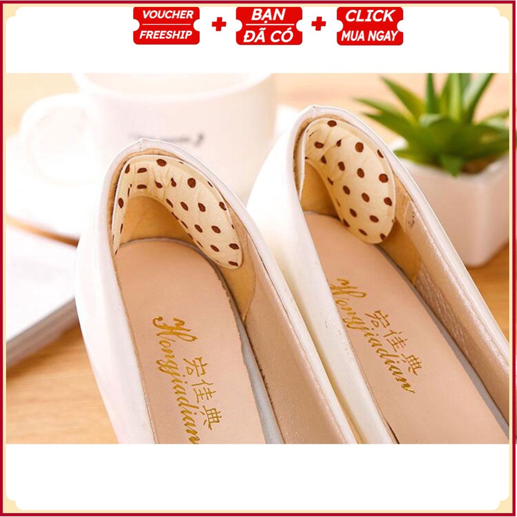 Set 2 Lót ĐỆM DA J7 Mềm Chống Trầy Đau CỔ CHÂN - Lót Massage Chân, Chống Rộng, Êm Chân