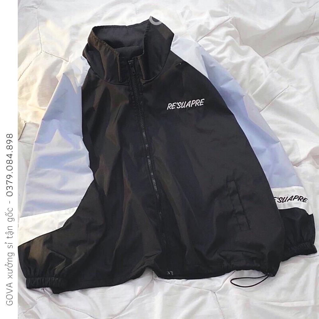 Áo Khoác Dù RE' SUAPRE 2 Lớp Form Rộng Nam Nữ Unisex, Áo Gió Bomber Chống Nắng Ulzzang GOVA