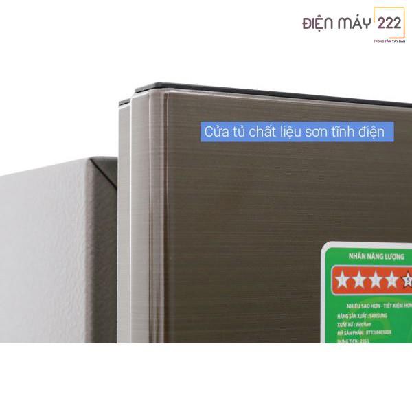 [Freeship HN] Tủ lạnh Samsung Inverter 236 lít RT22M4032DX/SV chính hãng