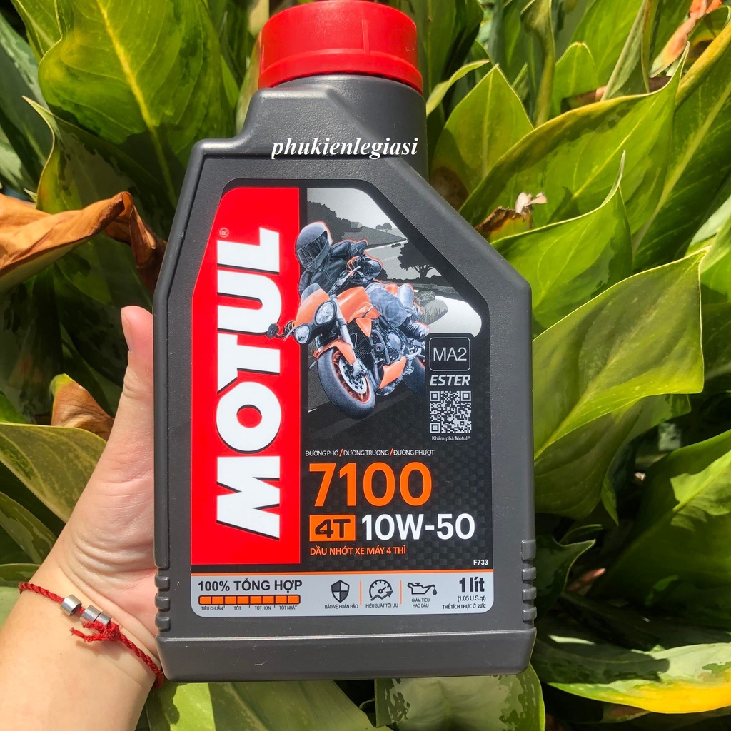 Nhớt Motul 7100 10W50 Fully Synthentic xe số