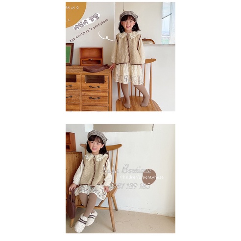 Quần Tất Lông Cừu Bé Gái Bé Trai Cực Ấm Quần Legging Trẻ Em Thu Đông Quảng Châu Cam Kết Đẹp