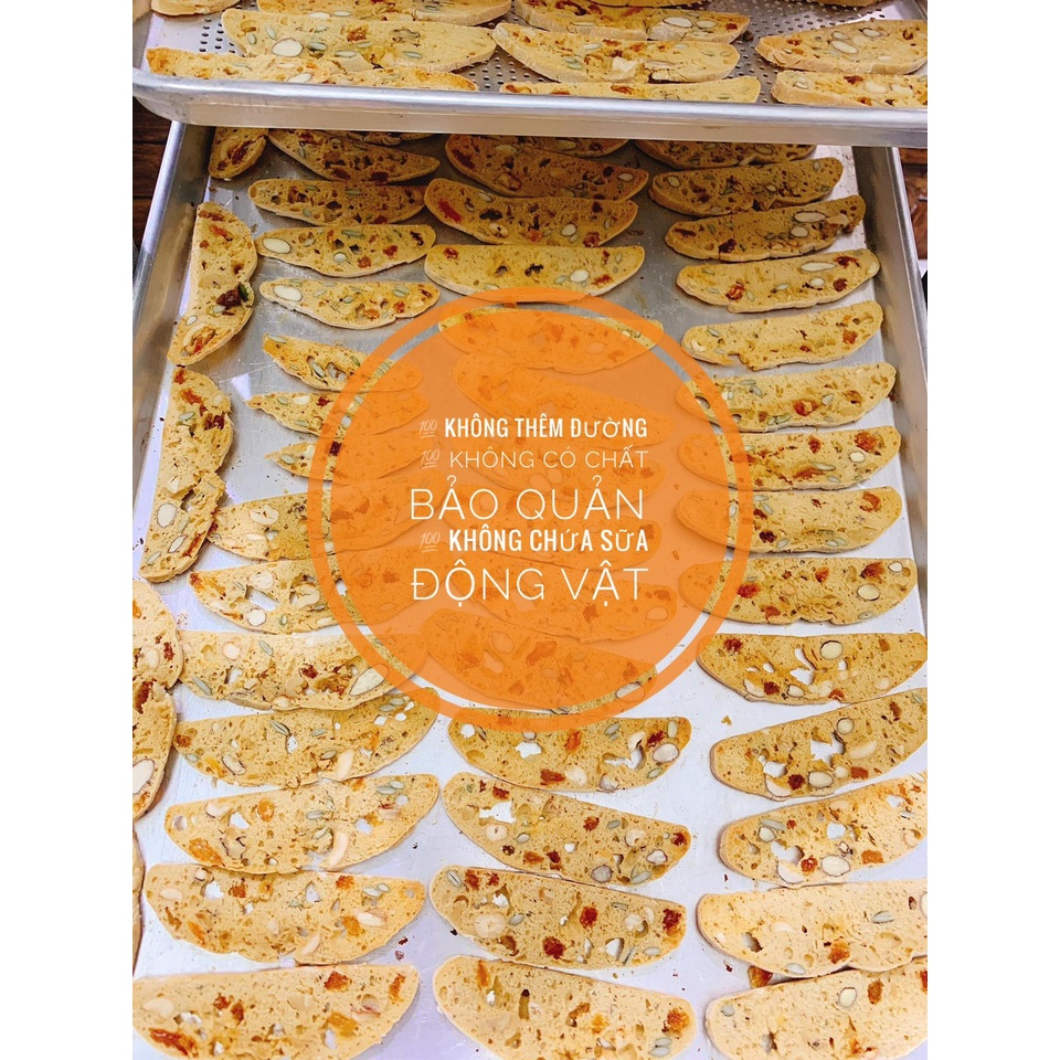 Bánh Ăn Kiêng BISCOTTI Cao Cấp Nguyên Liệu Nhập Khẩu 500g - KenzFoods | BigBuy360 - bigbuy360.vn