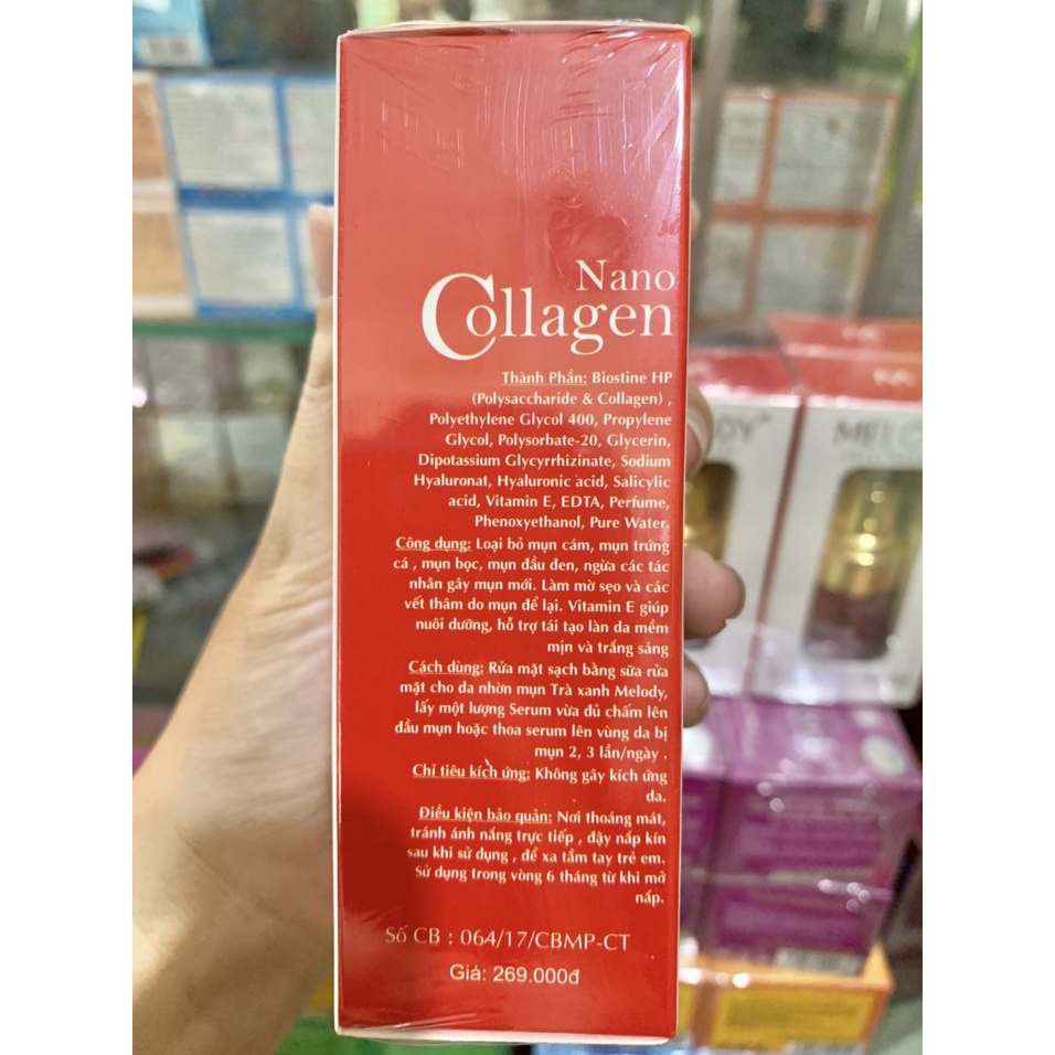 [chính hãng 100%] serum MELODY giảm mụn-liền sẹo-trắng sáng da-cân bằng độ ẩm chai 25ML