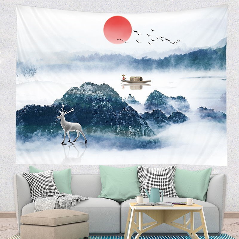 Tranh trang trí bán chạy Châu Âu và vải treo(1.5m x 1.3m,2m x 1.5m )