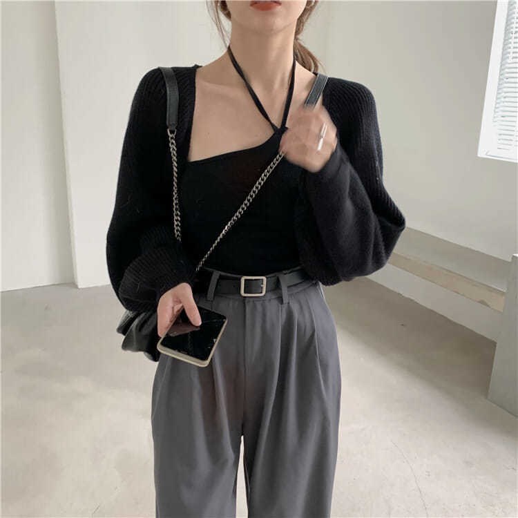 Áo Khoác Cardigan Len Dệt Kim Tay Dài Dáng Rộng Kiểu Hàn Quốc | Smide Clothing