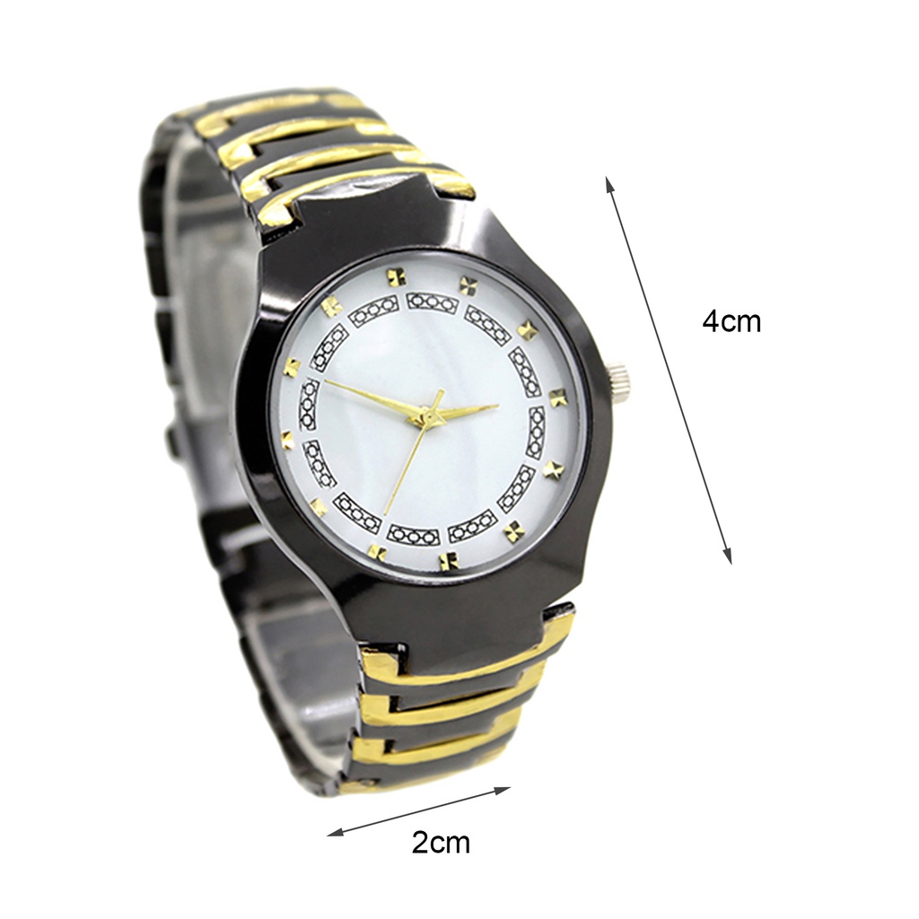 MACmk Men Precise Analog Stainless Steel Wrist Watch for Daily Life