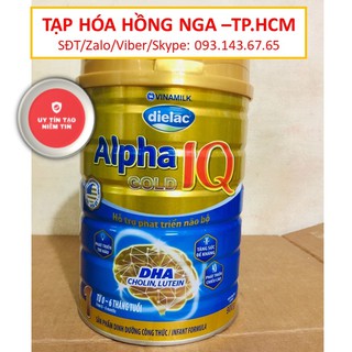 [ Giá Hủy Diệt ]  Sữa bột Dielac Alpha Gold IQ 1 hộp thiếc 900g
