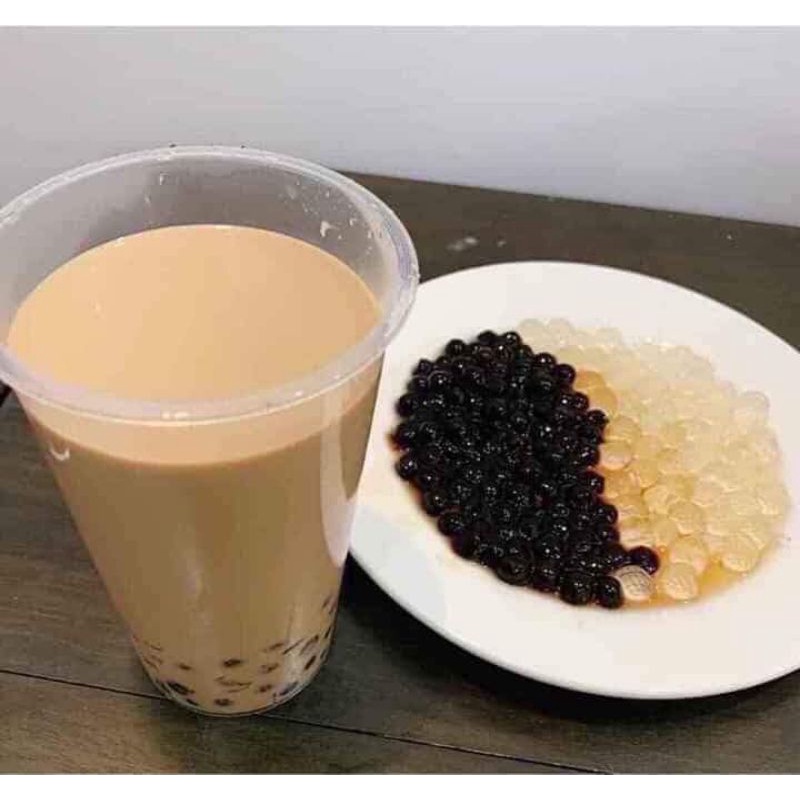 Sét hồng trà trân châu